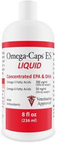 img 1 attached to Omega-Caps ES Liquid - Optimal Vitamins, Minerals, Omega-3 Fatty Acids, Antioxidants Supplement for Dogs and Cats - 8 fl oz