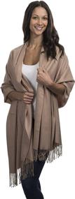 img 4 attached to Шарф Cashmere Class Large Soft - женские модные аксессуары