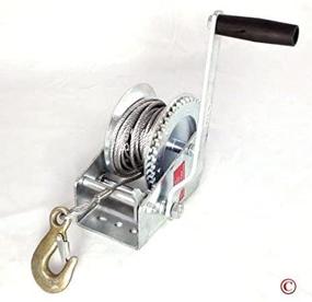 img 3 attached to 🏋️ Powerful 1200lb Hand Winch: Efficient and Versatile Utility for Heavy Load Lifting