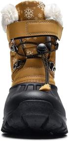 img 3 attached to 👞 IIV Little Boys' Shoes and Boots in Winter Waterproof Black/Gray/Grey