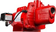 💧 red lion rjs-100-prem 602208 premium cast iron shallow well jet pump, ideal for wells up to 25ft depth, dimensions: 9.1 x 17.8 x 9.1 inches logo