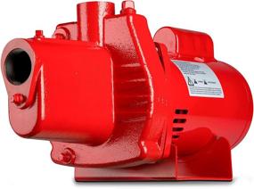 img 3 attached to 💧 Red Lion RJS-100-PREM 602208 Premium Cast Iron Shallow Well Jet Pump, Ideal for wells up to 25ft depth, Dimensions: 9.1 x 17.8 x 9.1 inches