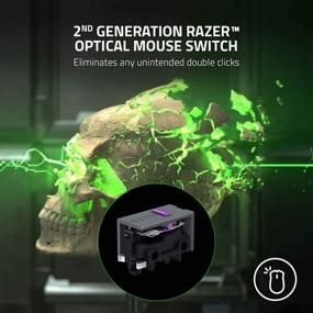 img 2 attached to Обновленная беспроводная игровая мышь Razer DeathAdder v2 Pro - Классический черный с оптическим сенсором 20K DPI, тройной ускоренный механический оптический переключатель, подсветка Chroma RGB и 8 программируемых кнопок