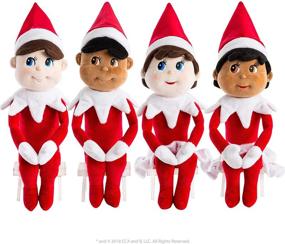 img 1 attached to 🧚 The Elf on the Shelf Girl Plushee Pal - Dark: Cuddly Christmas Toy for Kids