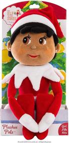 img 3 attached to 🧚 The Elf on the Shelf Girl Plushee Pal - Dark: Cuddly Christmas Toy for Kids