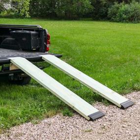 img 2 attached to The Ultimate BISupply Aluminum Ramp Kit: 12in Brackets, Rubber Feet, and Tailgate Ramp Plate Kit