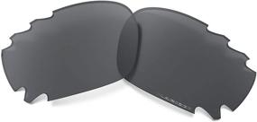 img 1 attached to Enhance Your Performance with Oakley Racing Polarized Replacement Iridium Lenses