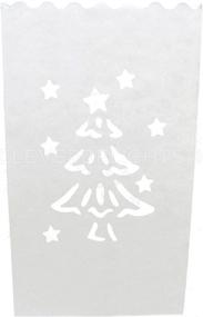 img 1 attached to CleverDelights White Luminary Bags Decorations Event & Party Supplies in Decorations