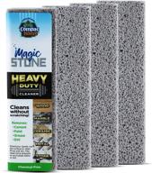 🧹 compac home heavy duty cleaning stick - efficiently removes paint, cement, encrusted dirt, rust, and grease from wood, stone, and ceramic floor tiles - pack of 4 logo