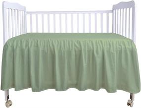 img 4 attached to 🛏️ Natural Ruffle Toddler Bedding for Nursery - Kids' Home Store
