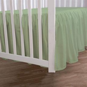 img 3 attached to 🛏️ Natural Ruffle Toddler Bedding for Nursery - Kids' Home Store