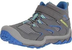 img 1 attached to 👞 Waterproof Chameleon Access Gunsmoke Boys' Shoes and Boots by Merrell: Durability for Any Adventure