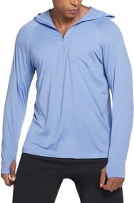img 4 attached to COOrun Lightweight Pullover Shirts Sleeve Men's Clothing for Active