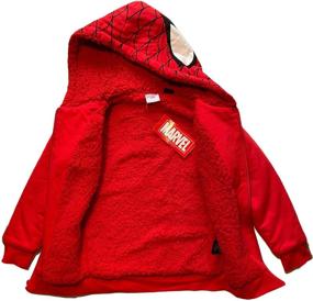 img 1 attached to Spider Man Little Sherpa Fleece Hoodie