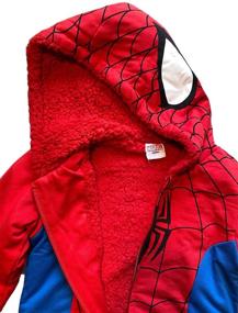 img 2 attached to Spider Man Little Sherpa Fleece Hoodie