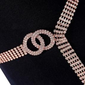 img 2 attached to Lamdgbway Crystal Rhinestone Friends Birthday Women's Accessories in Belts
