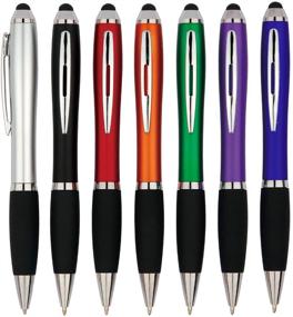 img 4 attached to 🖊️ NuVision 2 in 1 Stylus Ballpoint Pen with Comfort Grip - Universal Touch Screen Phone & Pad Tablet Kindle - Classic Design - Smooth Writing Pen with Sensitive Stylus Tip! Available in 7 Colors with Black Refill