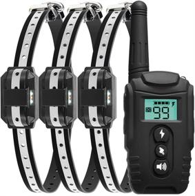 img 4 attached to 🐶 RICHDOG Dog Training Collar: Waterproof, Adjustable Shock Levels, Rechargeable Remote!