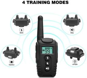 img 3 attached to 🐶 RICHDOG Dog Training Collar: Waterproof, Adjustable Shock Levels, Rechargeable Remote!