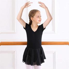 img 2 attached to Платья и одежда BalleTogs для девочек-малышek для балета, с юбкой и колготками