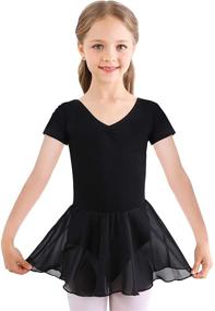 img 4 attached to Платья и одежда BalleTogs для девочек-малышek для балета, с юбкой и колготками