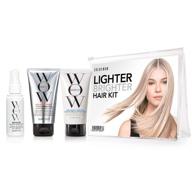 🚀 optimize your hair with color wow lightening hair travel kit: dream filter, shampoo, and conditioner logo