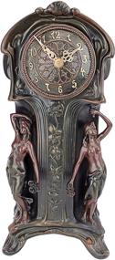 img 3 attached to 🕰️ Elegant Design Toscano KY8022 Dual Maiden Art Nouveau Mantelpiece Clock in Verdigris Finish