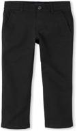 👖 boys' chino stretch pants from childrens place: versatile clothing for kids logo