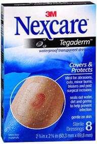 img 1 attached to 🩹 Nexcare Tegaderm Waterproof Transparent Dressing, 8 Count Pack of 3 - Convenient Wound Care Solution