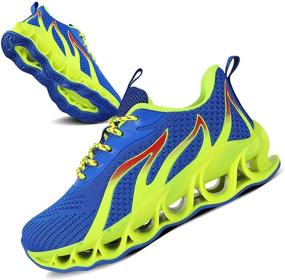img 4 attached to Comfortable & Stylish UMIYE Kids Sneakers: Mesh Breathable Non-Slip Athletic Shoes for Boys and Girls - Ideal for Running and Walking (Little Kid/Big Kid)