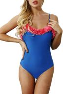 chyrii swimsuit spaghetti ruffled monokini women's clothing and swimsuits & cover ups logo