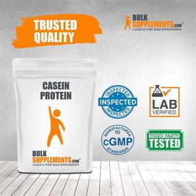 img 1 attached to 🥛 Top-Quality BulkSupplements.com Casein Protein Powder - Best Low Carb Protein Supplement (1 Kilogram - 2.2 lbs)