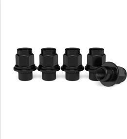 img 1 attached to 🔧 StanceMagic - 24pcs Black 12x1.5 Mag Style Lug Nuts for 6-Lug Lexus Toyota Mitsubishi Vehicles Trucks SUVs: 1.5" Length, 21mm/13/16" Hex-Compatible!