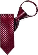 👔 jacob alexander polka dot zipper boys' necktie accessories logo