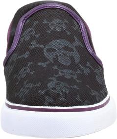 img 3 attached to Osiris Little Sneaker Purple Skulls Girls' Shoes