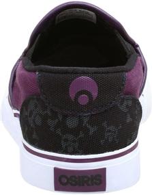 img 2 attached to Osiris Little Sneaker Purple Skulls Girls' Shoes