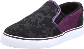 img 4 attached to Osiris Little Sneaker Purple Skulls Girls' Shoes