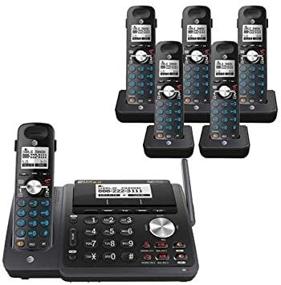 img 1 attached to 📞 AT&T TL88102BK 2-line Answering System with 5 Handsets (TL88002BK) - Black