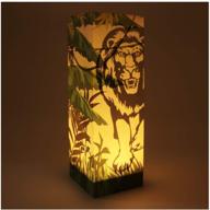 🦁 lion paper lanterns: creative novelty decor for hall, bedroom, baby room & christmas - collapsible, safe, energy-saving usb lamp - ideal gift for kids, adults & friends логотип