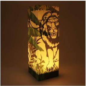 img 4 attached to 🦁 Lion Paper Lanterns: Creative Novelty Decor for Hall, Bedroom, Baby Room & Christmas - Collapsible, Safe, Energy-Saving USB Lamp - Ideal Gift for Kids, Adults & Friends