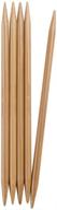 chiaogoo double point 6 inch bamboo dark patina knitting needle us 13: 9mm size - 1036-13 logo