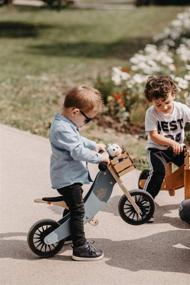 img 1 attached to 🚲 Enhance Your Kinderfeets Ride with the Wooden Bike Crate - An Accessory Basket Compatible with the Tiny Tot, Tiny Tot Plus, Balance Bike, and More