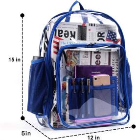 img 2 attached to 🎒 Transparent Security Sporting Backpack