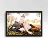 7x11 classique black picture frame logo