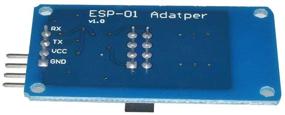 img 2 attached to 📡 Aideepen ESP8266 Серийный Wi-Fi Беспроводной Модуль Адаптер ESP-01 3,3В 5В Совместим с Arduino - Улучшенная Версия для Повышения SEO-Оптимизации