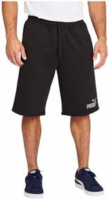 img 3 attached to PUMA Mens Shorts Black Large Men's Clothing