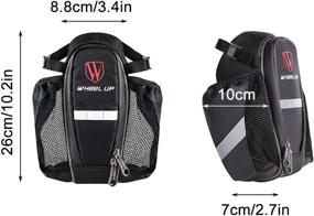 img 2 attached to 🚴 Waterproof Bike Saddle Bag with Water Bottle Holder - WATERFLY Bike Seat Bag for Mountain and Road Bikes