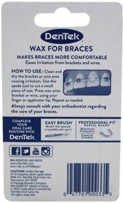 img 2 attached to Dentek Wax for Braces - 😁 Superior Quality with 2 Count (Pack of 6)