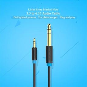 img 3 attached to 🎧 Vention 3.5mm to 6.35mm Adapter Jack Audio Cable - Male to Male Aux Cable for Mixer, Amplifier, Guitar (3M/10ft)