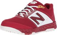 maroon men's new balance 3000v4 baseball shoes логотип